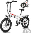 Vivi Electric Bike, 20' 500W Folding Electric Bike, 19.8MPH Adult Electric Bicycles with Removable 48V 374.4Wh Battery, Up to 50Miles Range, Cruise Control, Shock Absorber, SGS Certified to UL2849