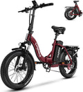 1000W Folding Electric Bike,48V 20AH Removable Battery E Bike,80 Miles Max Range Electric Bike for Adults,20' Fat Tire Foldable ebike,Adult Electric Bicycle for Commute Beach Snow