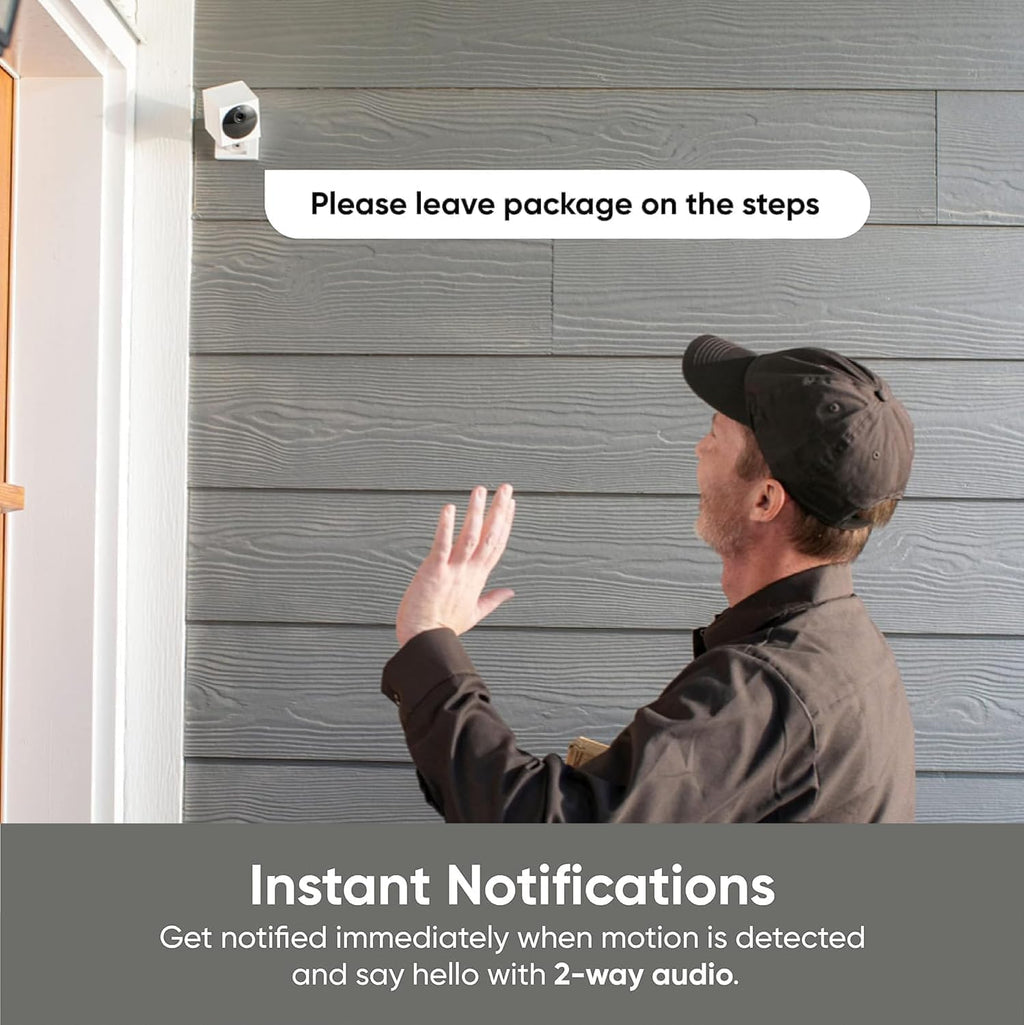 Cam Outdoor Starter Bundle v2 (2 Camera + Base Station) - 1080p HD Wireless Home Security Camera, Battery-Powered, IP65 Rated, Color Night Vision, 2-Way Audio, Compatible with Alexa & Google