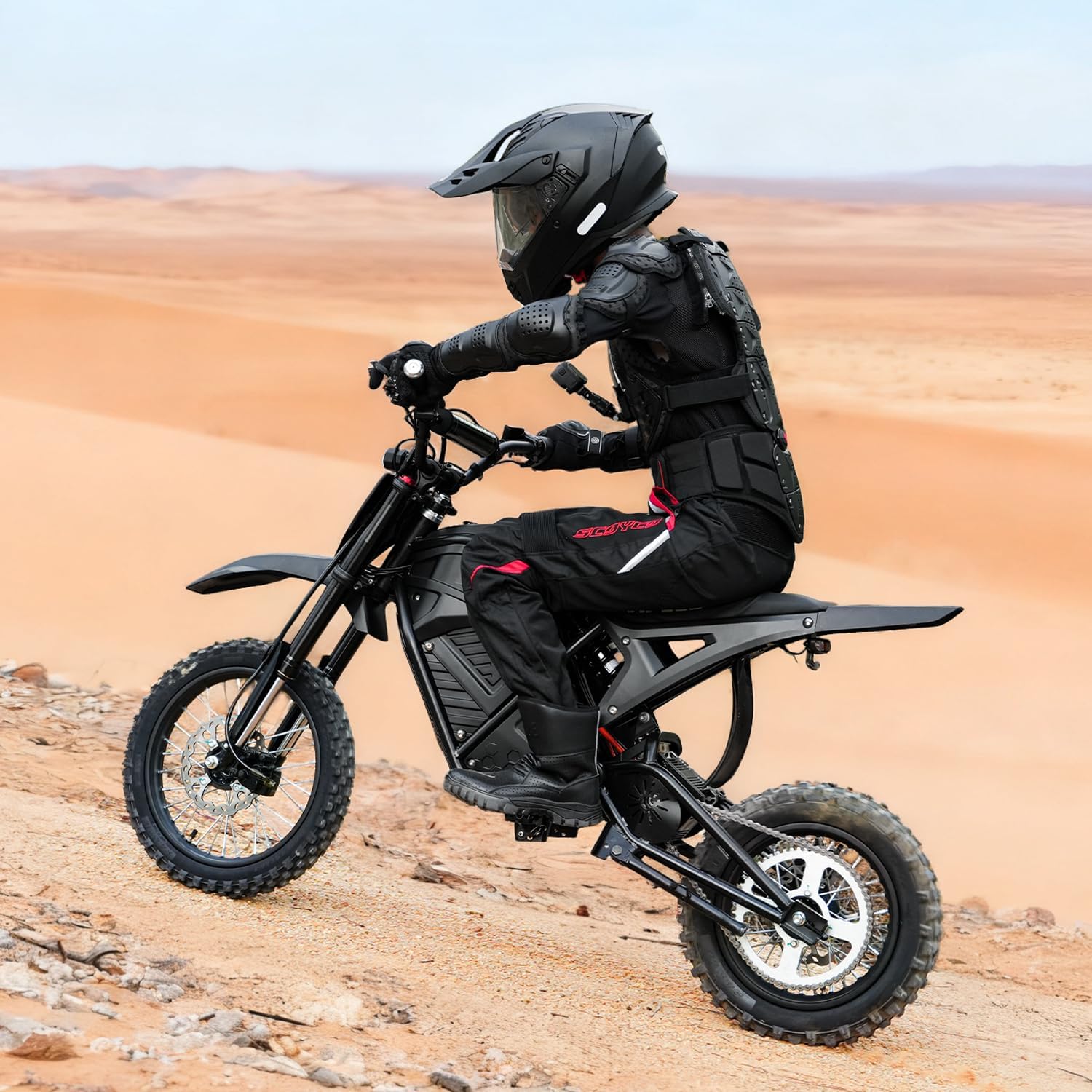 Electric Motorcycle For Teens & Adults,Electric Dirt Bike, Best Electric Mountain EBike,3500W Mid-Mounted Motor e Bikes 40MPH Top Speed,14'/12' Off Road Tires, 48V 23AH,Hydraulic Brakes | Fit Age 13+