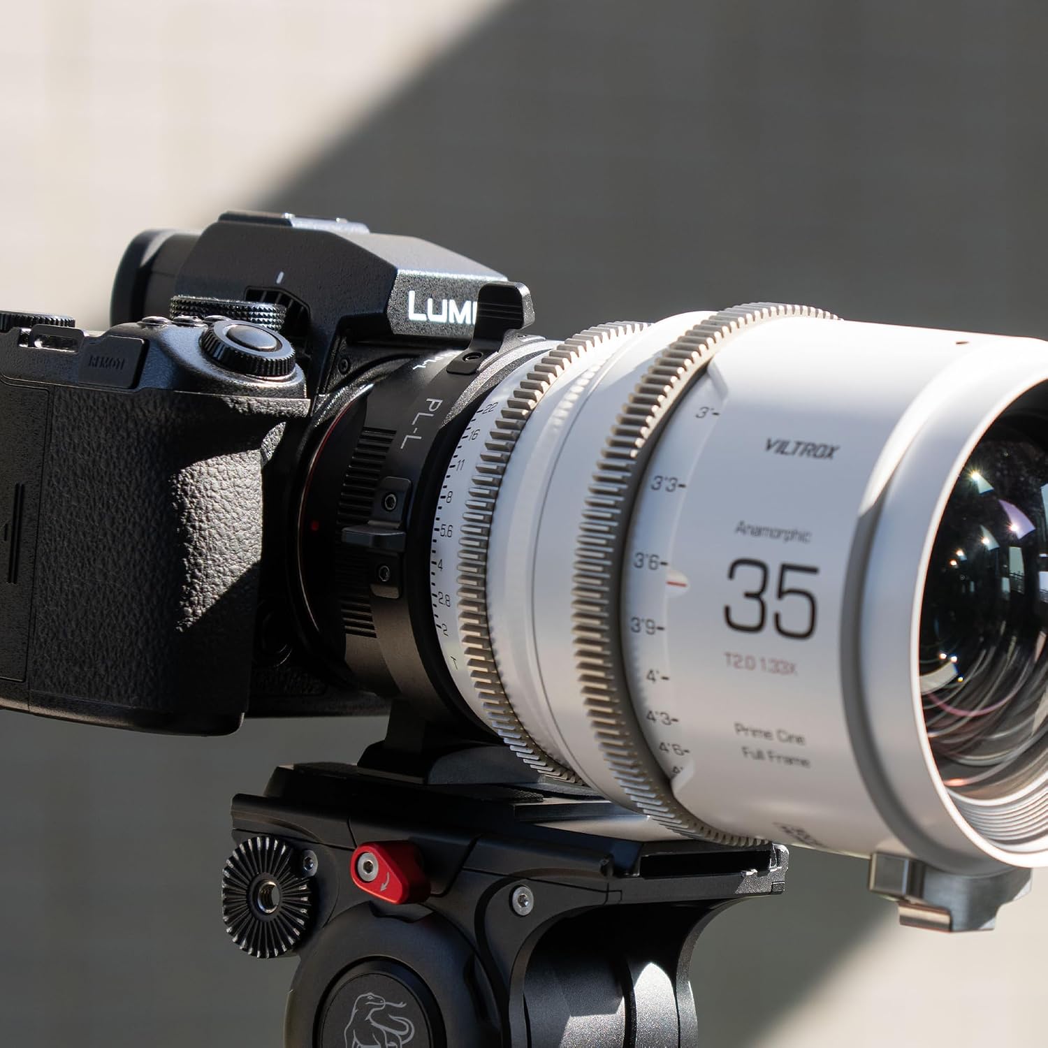 VILTROX PL-L Lens Mount Adapter Ring Compatible with PL Lens to L Mount Camera Panasonic S1 S1R S1H S5/Leica SL SL2 CL TL/Sigma FP DSLR Cameras, with Two caps, Detachable Ring Base