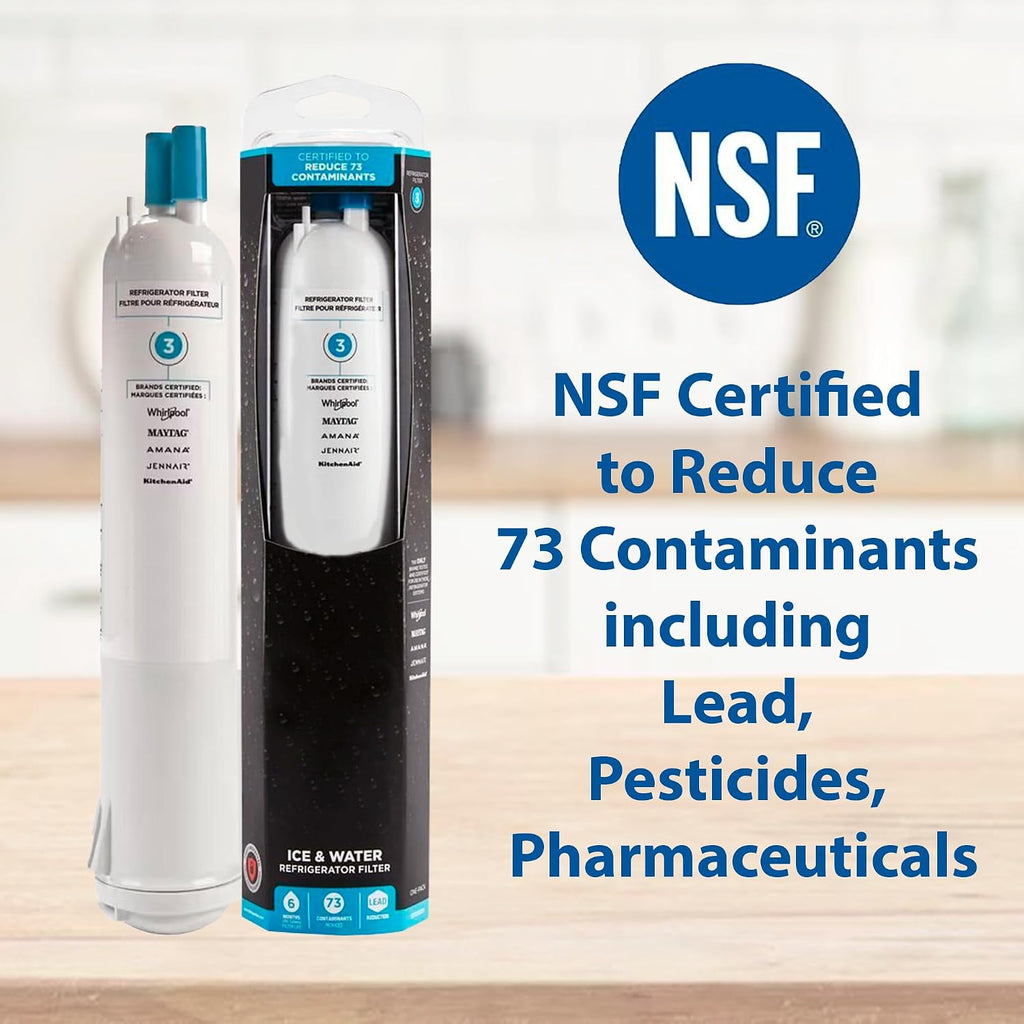 US-Based Supplier – 00750673 Refrigerator Water Filter REPLFLTR20 fits forThermador Bosch Refrigerators - NSF Certified (National Sanitation Foundation) (3)