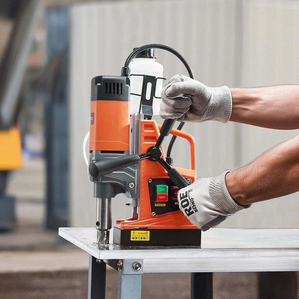 VEVOR Mag Drill Press, 1300W 1.57' Boring Diameter, 2922lbf Power Portable Magnetic Drill, 810 PRM, Electric Drilling Machine for Metal Surface, Industrial and Home Improvement