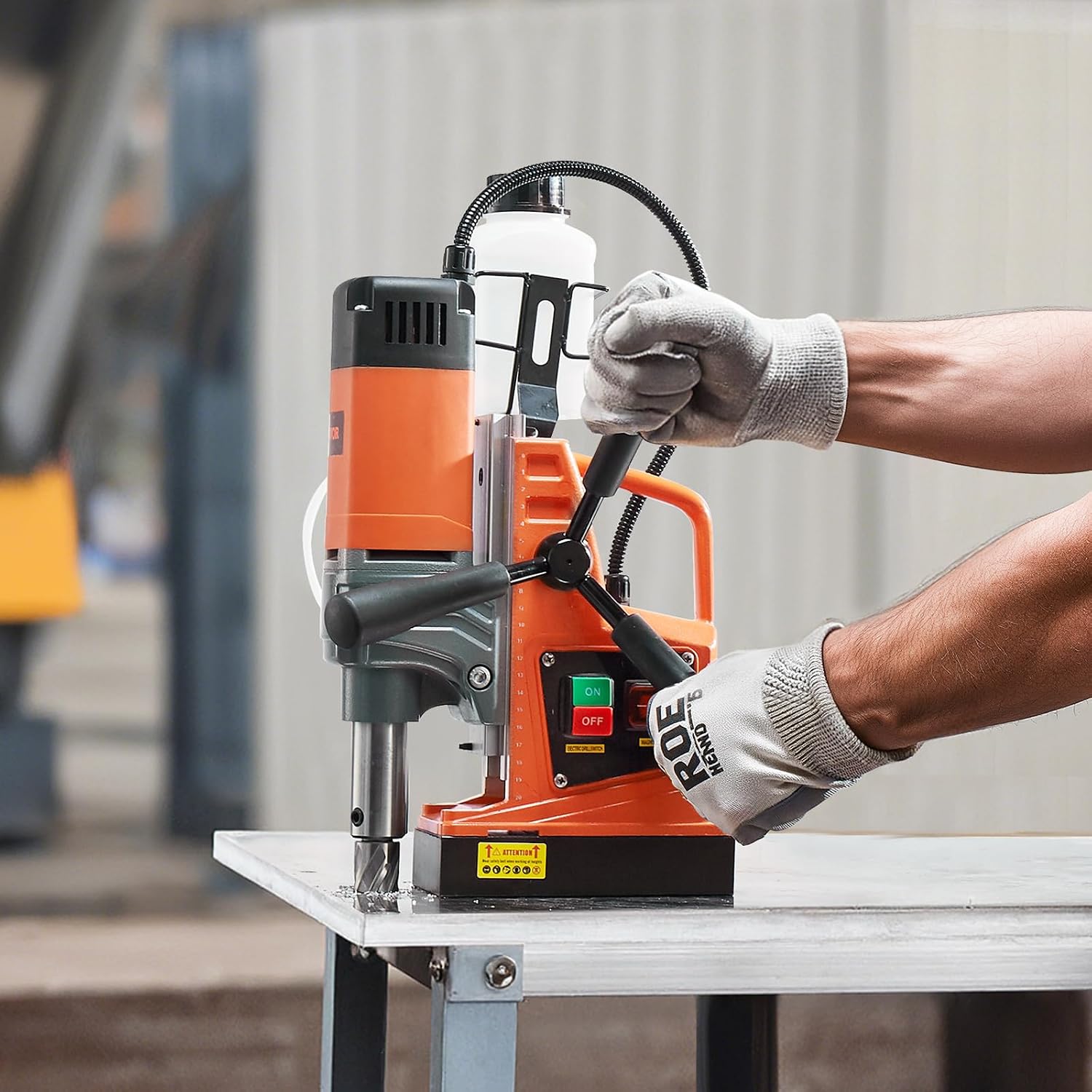 VEVOR Mag Drill Press, 1300W 1.57' Boring Diameter, 2922lbf Power Portable Magnetic Drill, 810 PRM, Electric Drilling Machine for Metal Surface, Industrial and Home Improvement