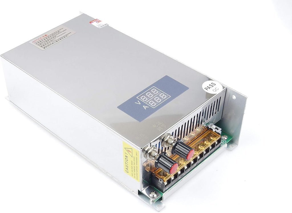 Adjustable DC Power Voltage Converter AC 110V to DC 0-150V 0-6.7A Module 150V Switching Power Supply Digital Display 1000W Voltage Regulator Built in Cooling Fan (0-150V 0-6.7A)