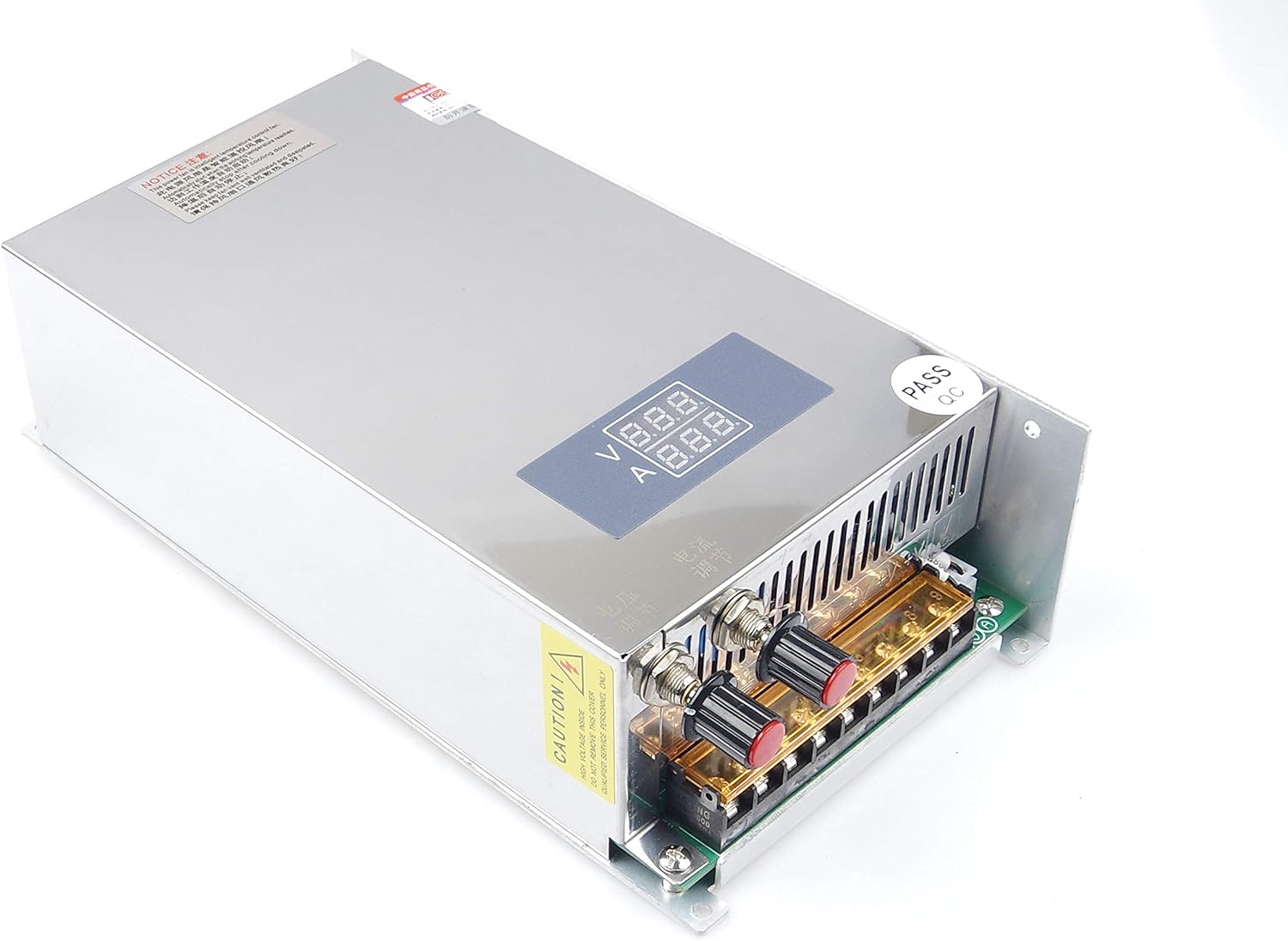 Adjustable DC Power Voltage Converter AC 110V to DC 0-80V 0-12.5A Module 80V Switching Power Supply Digital Display 1000W Voltage Regulator Built in Cooling Fan (0-80V 0-12.5A)