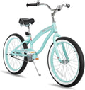 JOYSTAR 20' 24' 26' Beach Cruiser Bike for Girls, Boys, Mens and Womens, Single Speed Kids Cruiser Bikes with Coaster Brake, Multiple Colors