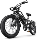 Baicycle 1800W Peak Electric Bikes for Adults 20' Fat Tire E Bike with 90 Miles(PAS) Max Range 28 MPH Electric Bicycle Step-Thru Ebikes with 48V Removable Battery 7 Speed Ebike