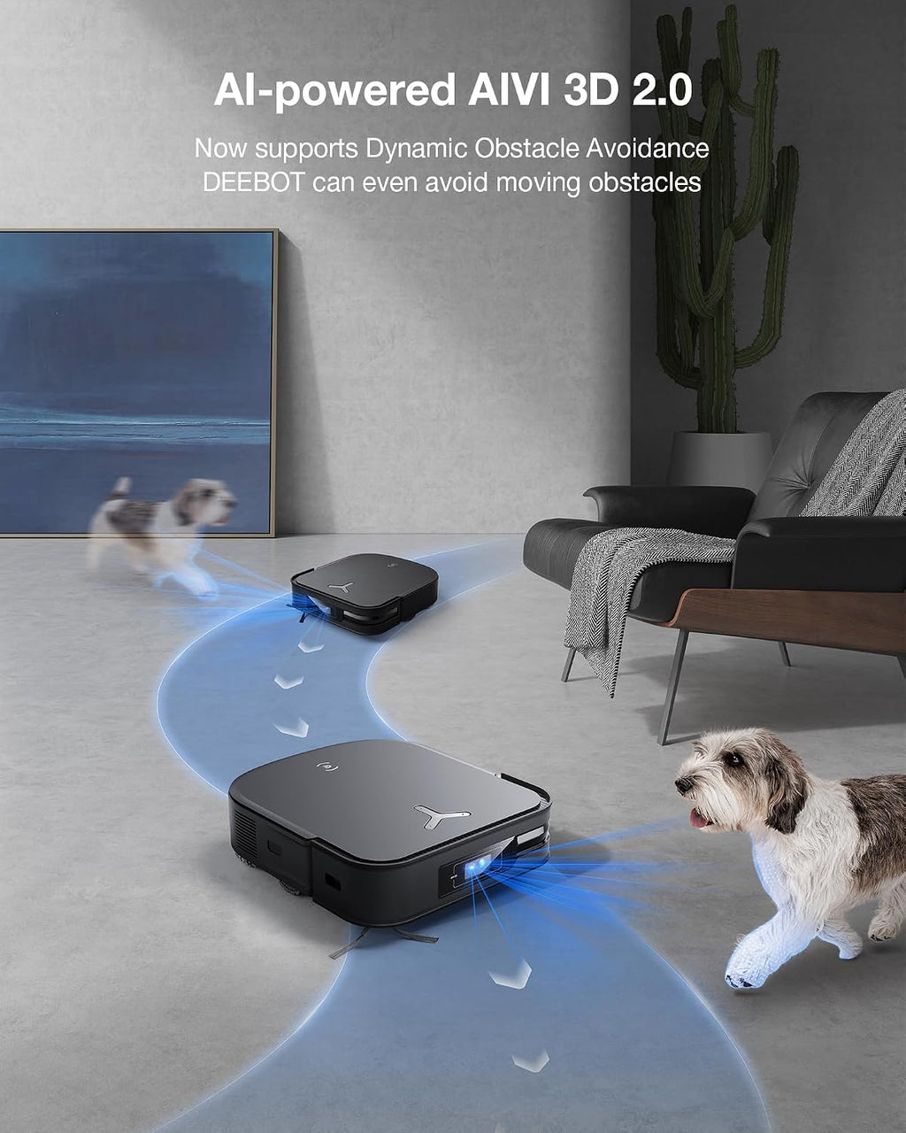 ECOVACS DEEBOT X2 Omni Robot Vacuum and Mop Cleaner