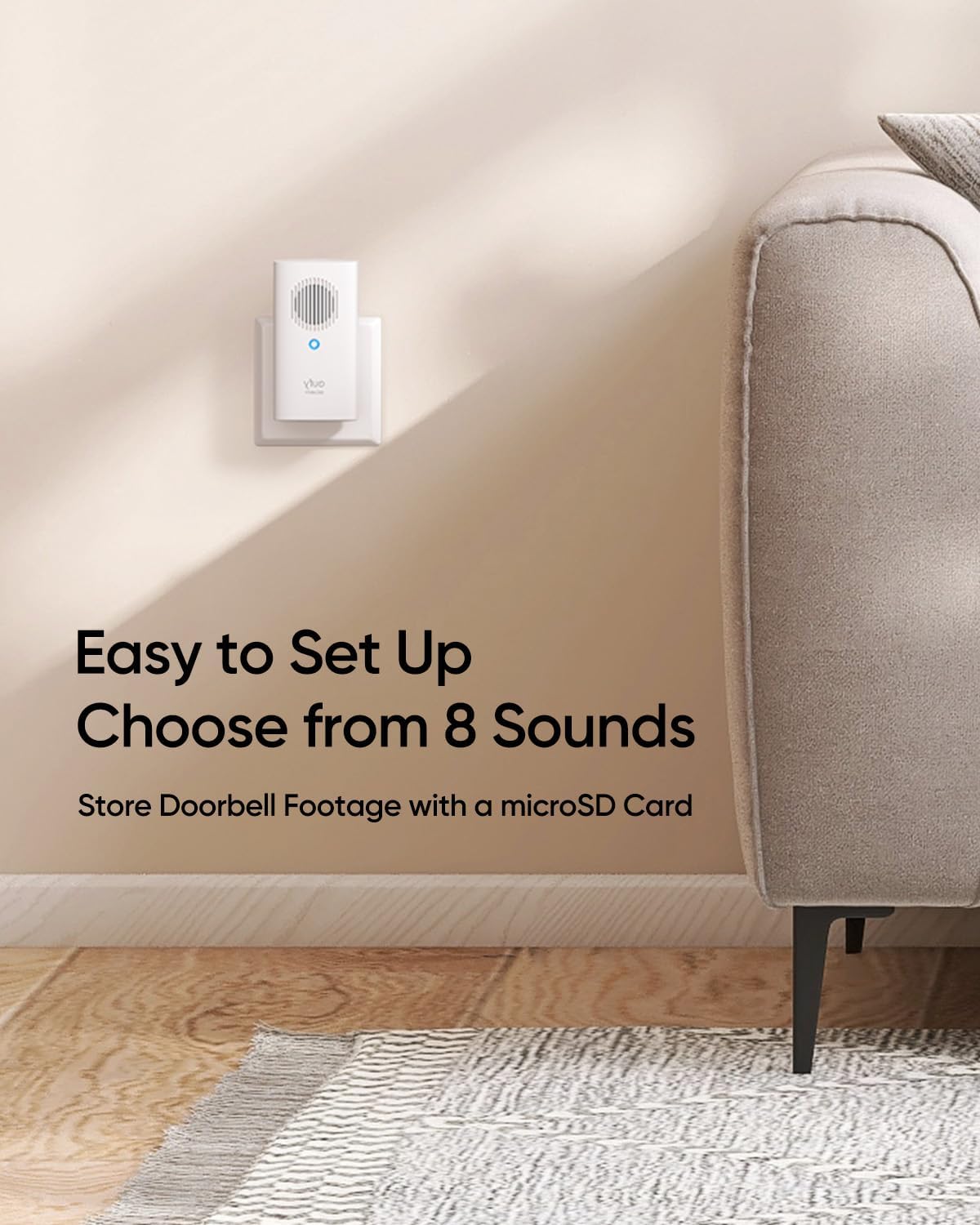 eufy Security Video Doorbell E340 (Battery Powered with Extra Backup) with Chime, Uninterrupted Use with Rechargeable Battery, Dual Cameras, 2K Full HD, No Monthly Fee
