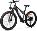PASELEC Electric Bike for Adults, 1300W Peak Motor E-bike, 27.5'x3.0' Fat Tire Electric Mountain Bike With Full Suspension, 15.6Ah Removable Battery Adult Electric Bicycle, 70 Miles Max Range, 8-Speed