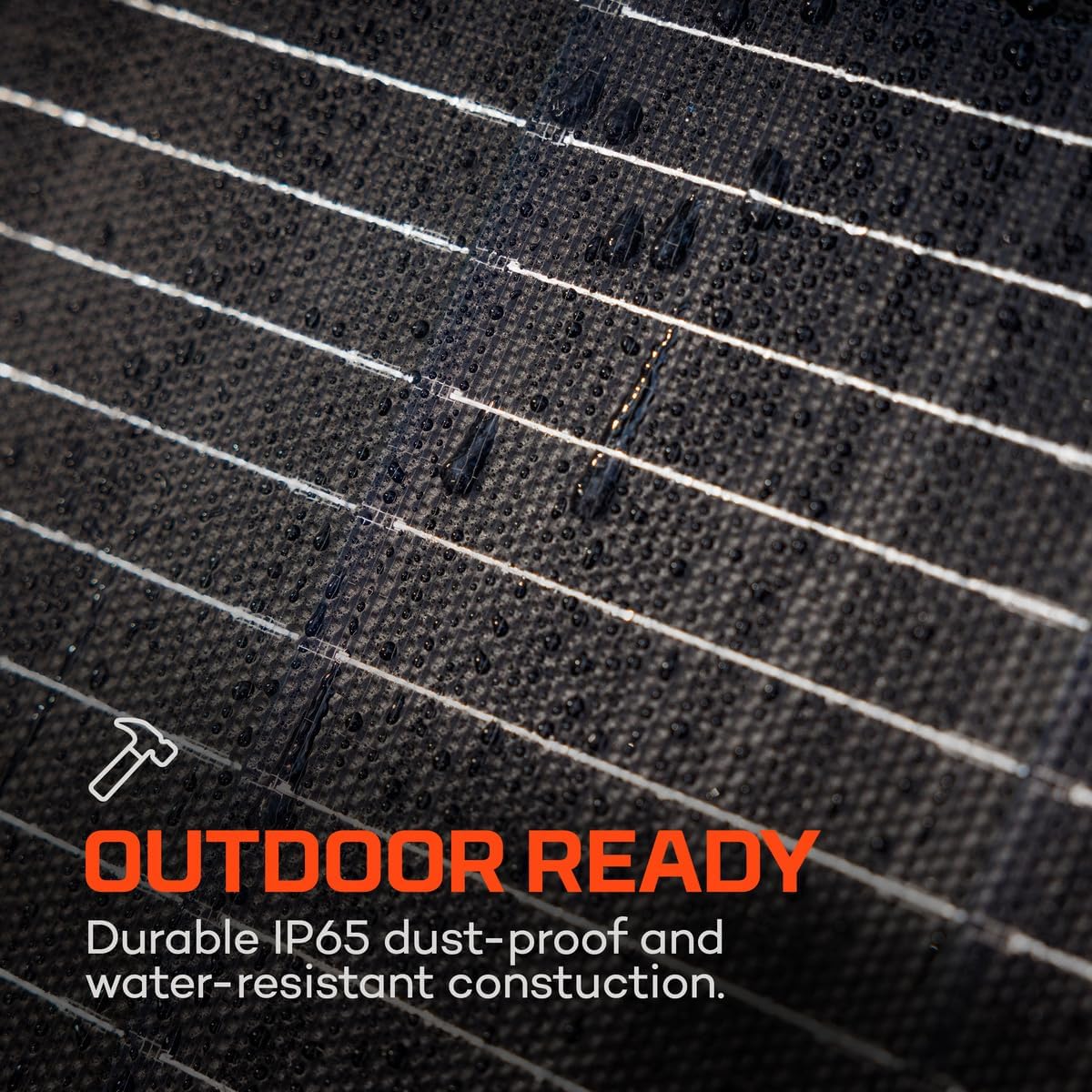 NEBO Reliance Solar Panel, Foldable, Packable and Lightweight Panel has 22% Sunlight to Solar Energy Conversion Rate to Keep Phones, Tablets, Power Stations, and Other Devices Fully Charged, 50 Watt