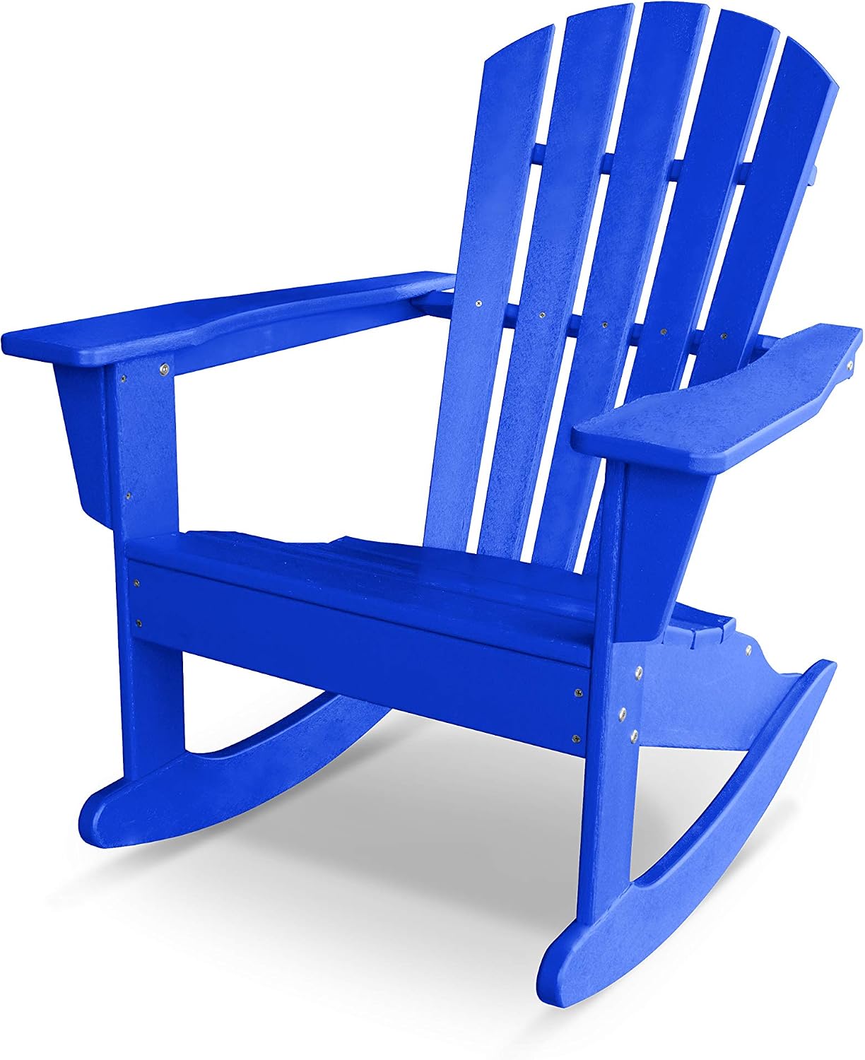 POLYWOOD® Palm Coast Adirondack Rocking Chair in Pacific Blue