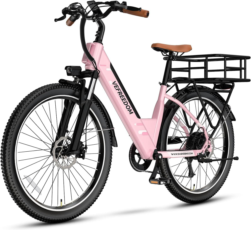 Electric Bike for Adults 1000W 1500W Peak Motor 15AH 20AH Removable Battery 70Miles 80Miles UL 2849 Certified Electric Commuter Bike Front Suspension Ebike