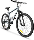 Betterland 26 Inch Mountain Bike with Adjustable Ergonomic Seat, 7/21 Speed Adult Bike with Dual V Brakes, Outdoor Cycling Bike with High Carbon Steel Frame and Front Suspension