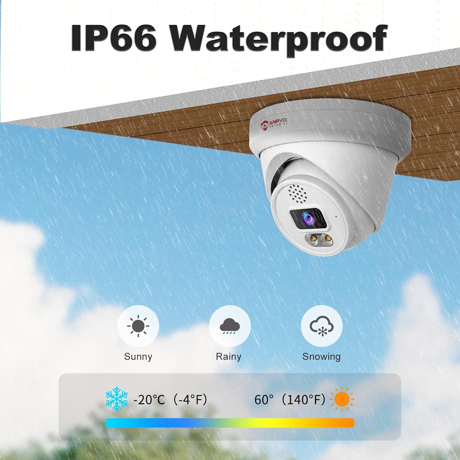 Two-Way Audio, Anpviz 16CH PoE Security Camera System, AI Human Vehicle Detection, 16PCS Wired 6MP PoE IP Cameras for Business Home, 12MP 16CH NVR Pre-Installed 4TB HDD for 24-7 Recording, NDAA