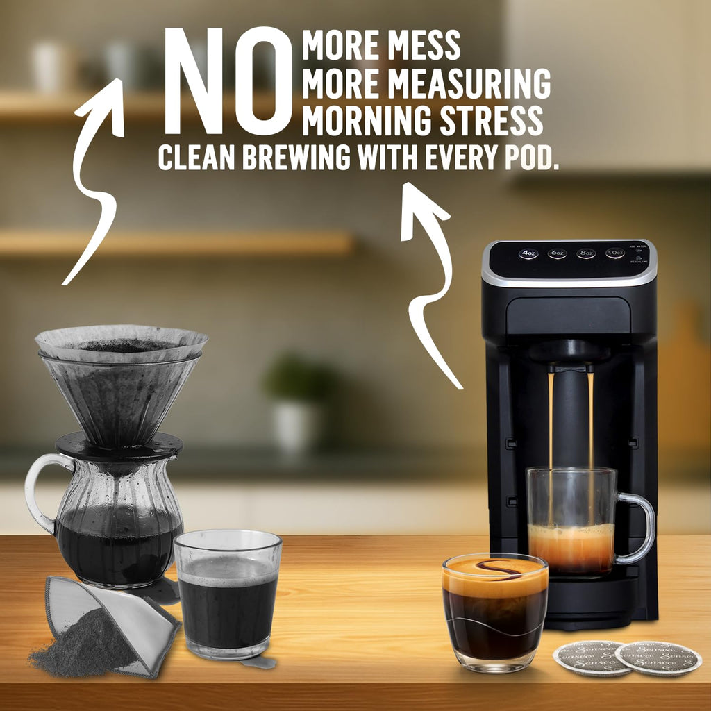 Senseo Strong Dark Roast Coffee Pods – 144 Count (3 Packs) – Bold & Intense Flavor with Rich Crema – Single-Serve Coffee Pads Compatible with Senseo & PeleCom Machines