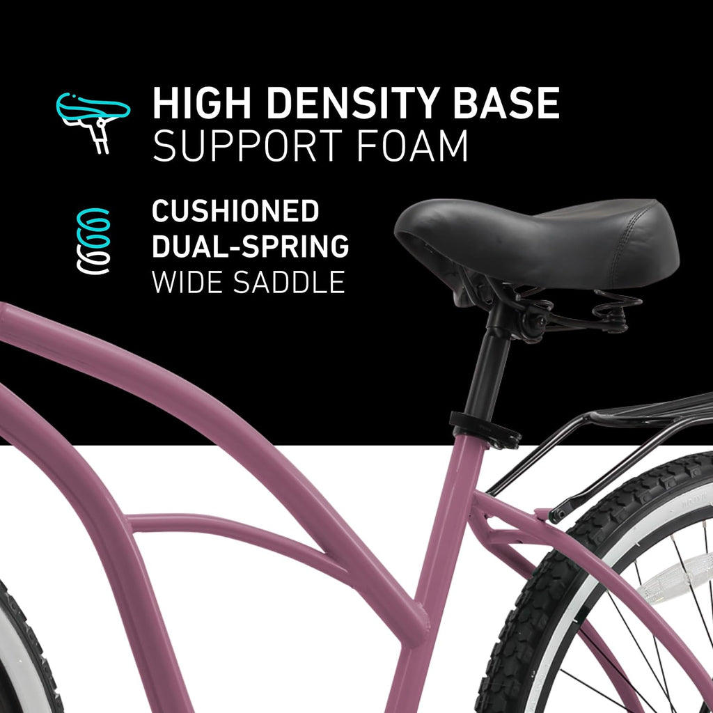 sixthreezero Around The Block Women's Beach Cruiser Bike