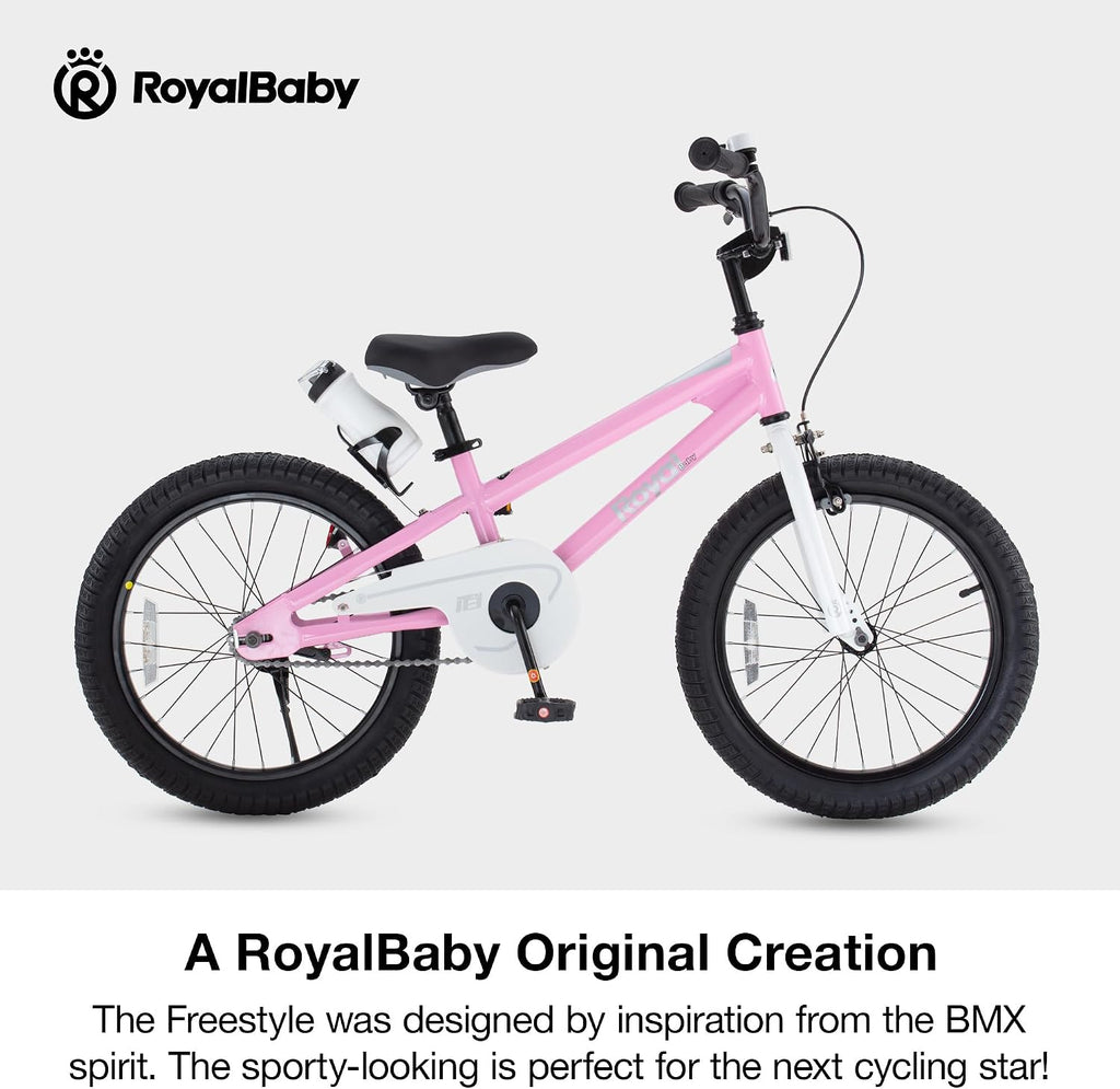 RoyalBaby Kids Bike Freestyle Classic 12 14 16 18 Inch Children Bicycle for Ages 3-10 Years Toddler to Big Kids