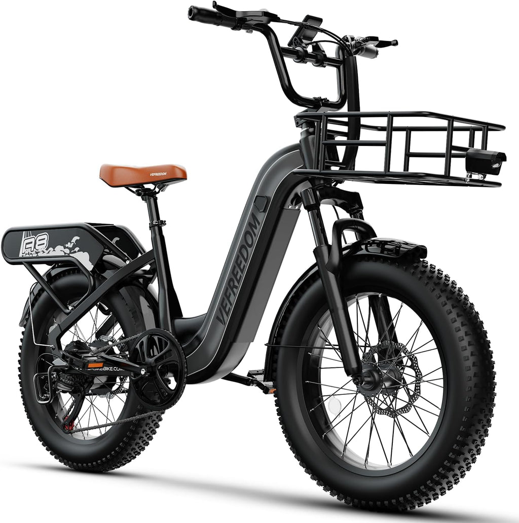 EUY Electric Bike for Adults, 1500W Peak Motor Ebike, 48V20Ah, 20'' x 4.0'' Fat Tire Electric Mountain Bike, Commute E Bike with 70 Miles, 7 Speed and Dual Suspension Electric Bicycle