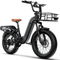 EUY Electric Bike for Adults, 1500W Peak Motor Ebike, 48V20Ah, 20'' x 4.0'' Fat Tire Electric Mountain Bike, Commute E Bike with 70 Miles, 7 Speed and Dual Suspension Electric Bicycle