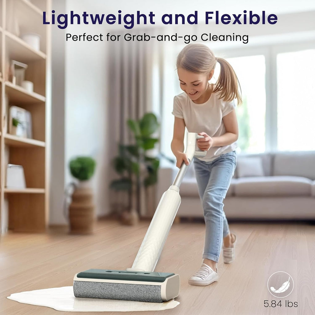 Lefant Cordless Wet Dry Vacuum Mop,Vacuum Cleaner for Home with 60 Mins Runtime,180° Lay-Flat,2 Adjustable Cleaning Modes,Anti-Tangle,Lightweight Stick Vacuum for Carpet,Pet Hair,Hardwood Floor LS100