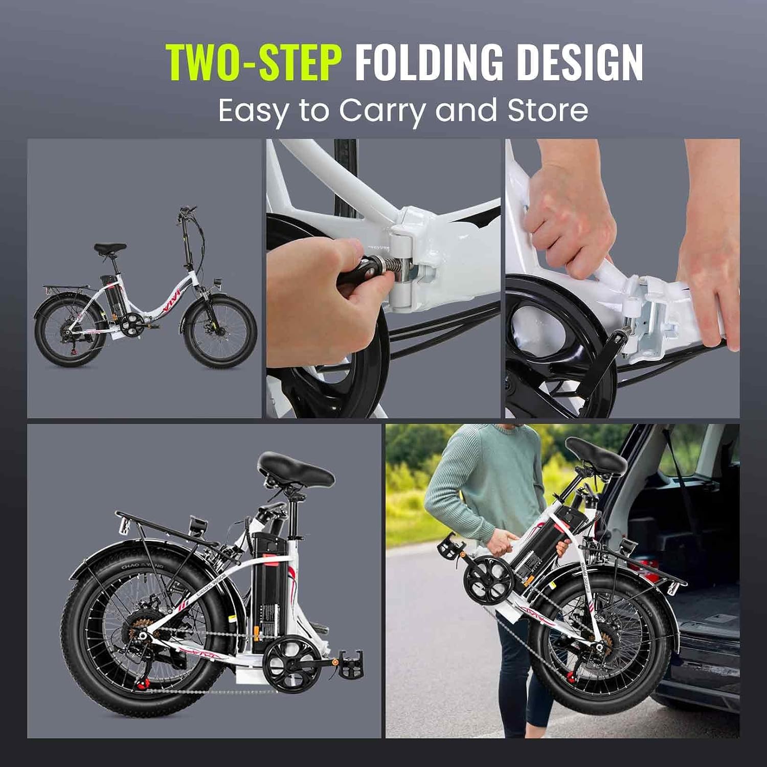 Vivi MT20UL Portable Electric Bike