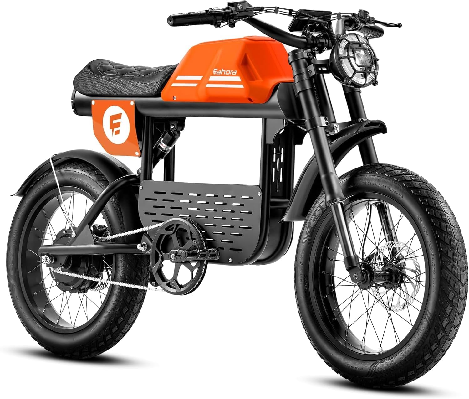 eAhora DL2000 (2025 Version) Electric Bike for Adults, Peak 4000W/1700W 44MPH/36MPH Dual/Single Motor Ebike, 52V 30Ah 60-90 Miles Long Range Electric Bicycle, Fat Tire Full Suspension Hydraulic Brake