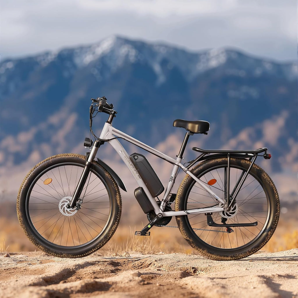 2000W Ebike for Adults, 80 Mile 35MPH Electric Mountain Bike, 48V 840WH Aluminum Electric Bicycle, 21-Speed Gears E Bike, Dual Disc Brakes with Brake Taillight, 27.5' Tire, Front Dual Suspension