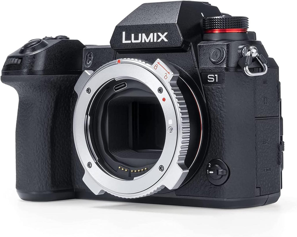 VILTROX EF-L Pro Auto Focus Lens Mount Adapter With Security Lock for Canon EF/EF-S to L Mount Camera - Compatible With Leica SL2, Lumix S1 S1H S5, Sigma fp L - Ideal for Large Lenses