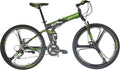 EUROBIKE OBK G4/G6 26' Full Suspension Folding Mountain Bike 21 Speed Bicycle Men or Women MTB Foldable Frame