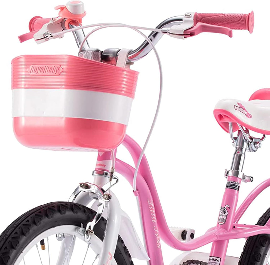 Royalbaby Princess Girls Kids Bike 12 14 16 18 20 Inch Children Bicycle with Basket for Age 3-12 Years