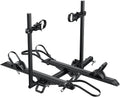 Young E-Bike Rack Hitch Mount Platform Style for Cars Trucks SUVs Minivans RV, fits E-Bike with Up to 5-inch Fat Tire, 200 lbs Capacity, Anti-falloff 360° Swirl Structure