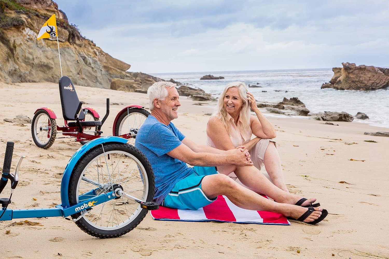 Mobo Triton Pro Adult Tricycle for Men & Women. Beach Cruiser Trike. Pedal 3-Wheel Bike