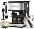 Empstorm 20 Bar Espresso Machine, Cappuccino Machines with Milk Frother Steam Wand, Latte Machine for Home&Barista, Automatic Shut-off Function