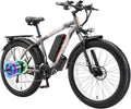 Electric Bike for Adults, 2000W Peak High Torque Motor, 48V 15Ah Removable Battery, 28MPH Max Speed, 26' Fat Tire, Dual Disc Brakes, Perfect for Mountain Hilly Commute & Outdoor Adventure