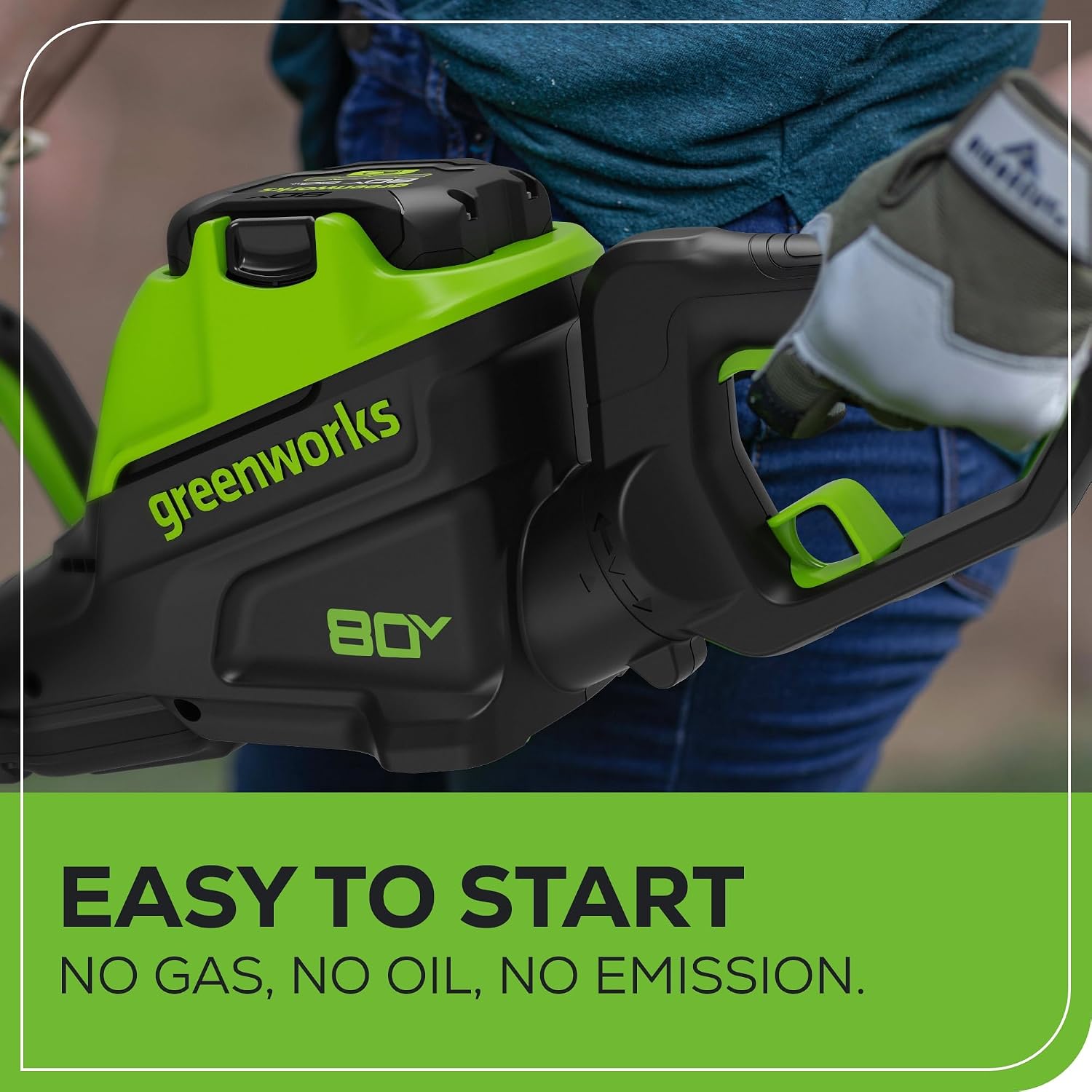 Greenworks 80V 26' Brushless Hedge Trimmer with 2.0Ah Battery and 2A Charger
