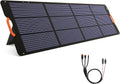 FOSSiBOT Solar Panel SP200, Foldable 200 Watts Solar Panel, Flexible Solar Panel w/Adjustable Kickstands for Home, RV, Camping, Blackout for FOSSiBOT F2400 and Other Brands Portable Power Station
