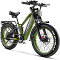 DriftGod Electric Bike for Adults, 3500W Ebike, 50MPH 100Miles Electric Mountain Bike, 26' X 4Fat Tire Adult Electric Bicycle with 52V 40AH Battery E Bikes, Full Suspension Electric Dirt Bike