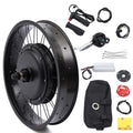 20' 48V 1000W Electric Fat Bike Conversion Kit Front Wheel E-Bike Hub Motor Conversion Kit for Fat Tire Bike Frame Ebike Wheel Kit Cycling Brushless Gearless Hub Motor Kit