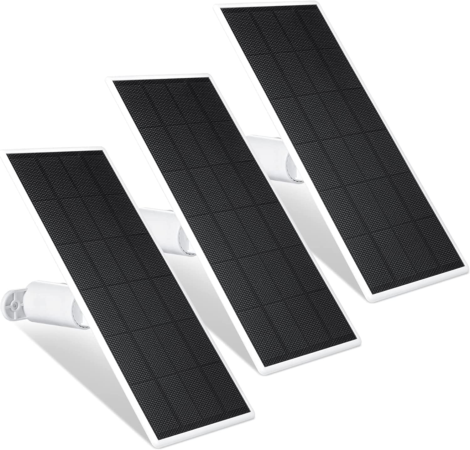 Wasserstein Solar Panel, Solar Panel Charger for Google Nest Cam Outdoor or Indoor, Battery - 2.5W Solar Power - Camera Solar Panels Made for Google Nest (3 Pack)