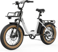 Baicycle 1800W Peak Electric Bikes for Adults 20' Fat Tire E Bike with 90 Miles(PAS) Max Range 28 MPH Electric Bicycle Step-Thru Ebikes with 48V Removable Battery 7 Speed Ebike