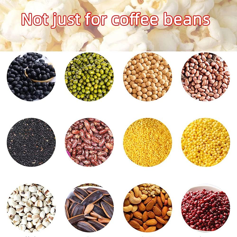 Coffee Machine Household Coffee Baking Machine, 800G Coffee Bean Baking Machine, Tilt Stir Frying Temperature Adjustable 1800W Coffee Bean Baking Machine
