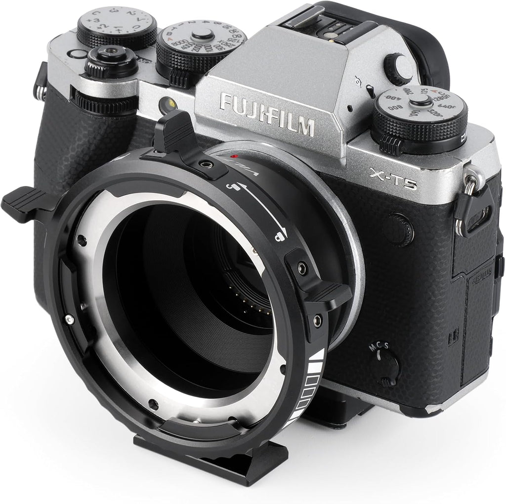 VILTROX PL-X Lens Mount Adapter Ring Lens Converter with Rotary Lock Compatible with PL Lens to Fuji X-Mount Cameras- X-Pro1/X-Pro2/X-E1/X-E2/X-E2s/X-E3/X-H1/X-T1/X-T2/X-T3, etc.