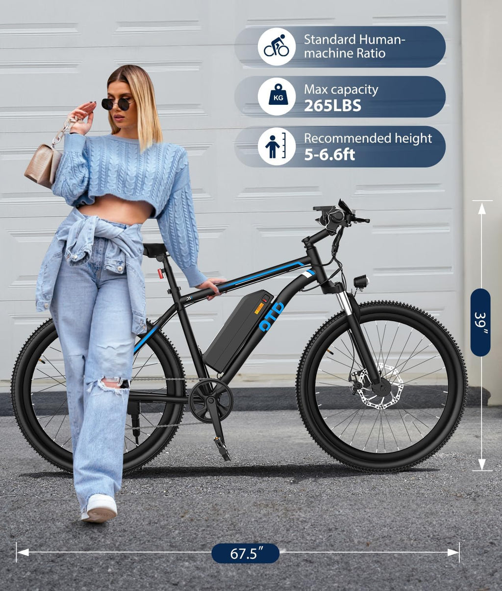 Electric Bike For Adults 1200W Peak Lightweight Mountain Ebikes,28MPH 26'x2.1' Fast Electric Bicycles,90 Miles PAS Long Range,48V 624Wh Removable Battery,7-Speed E-Bicycles with Mobile Phone Holder