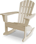 POLYWOOD® Palm Coast Adirondack Rocking Chair, Sand