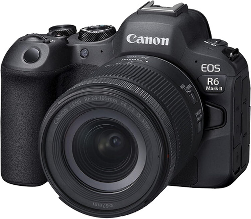 Canon EOS R6 Mark II Mirrorless Camera with 24-105mm Lens + 420-800mm Super Telephoto Lens + 100S Sling Backpack + 64GB Memory Cards, Professional Photo Bundle (42pc Bundle) (Renewed)