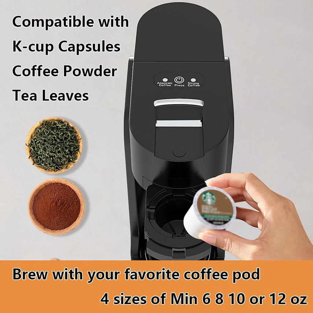 Capsule Coffee Machine, Mini Espresso Machine, Smart Dual Mode, with 3000l Water Tank, 3 Height Adjustable Cup Holder(119/143/175mm), for K-Cup Capsules, Cappuccino