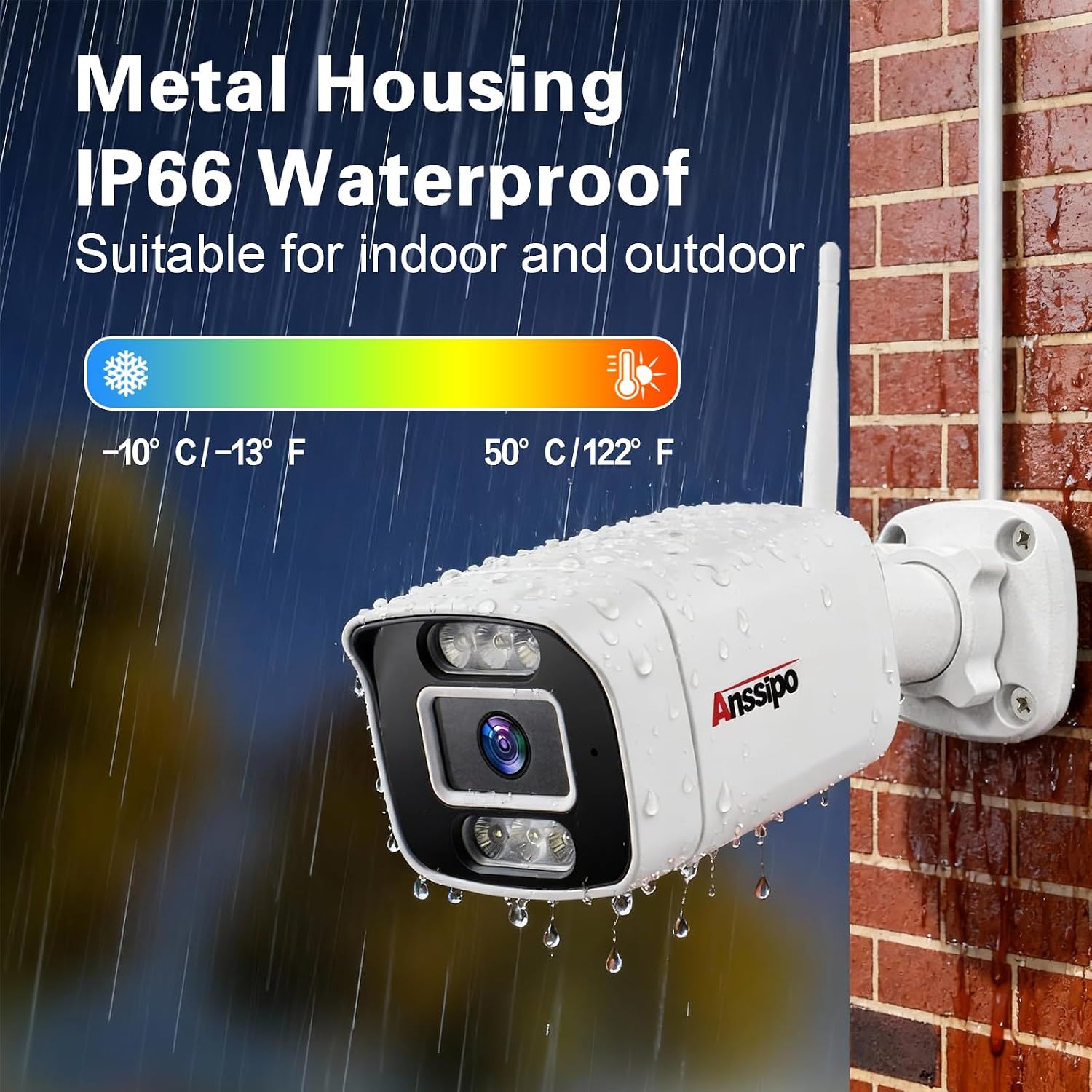 5MP WiFi Security Camera System Outdoor, Expandable 8CH 5MP NVR, Corded Electric Power Home Cameras, 24/7 Continuous Recording, 1TB Hard Drive, 2 Way Audio, AI Detection, Color Night Vision