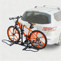 Bike Rack Hitch, 2 Bike Rack for Hitch, Hitch Mount Bike Rack for Car SUV Truck, 160 lbs Capacity, Foldable Tilt-Away Trailer Hitch Bike Rack for E-Bikes and Fat Tire Bikes, Fits 2' Receiver